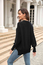 Load image into Gallery viewer, Round Neck Long Sleeve Sweater