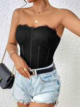 Load image into Gallery viewer, Strapless Sweetheart Neck Bodysuit