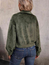 Load image into Gallery viewer, Collared Neck Button Front Jacket with Pockets