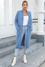 Load image into Gallery viewer, Open Front Pocketed Cardigan