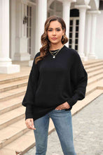 Load image into Gallery viewer, Round Neck Long Sleeve Sweater