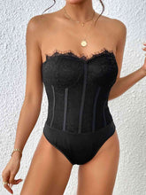 Load image into Gallery viewer, Strapless Sweetheart Neck Bodysuit