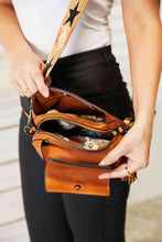 Load image into Gallery viewer, Leather Wide Strap Crossbody Bag
