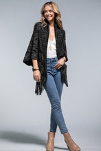 Load image into Gallery viewer, Gorgeous Ruggine Fringe Knit Cocoon Cardigan