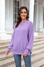 Load image into Gallery viewer, Round Neck Long Sleeve Sweater