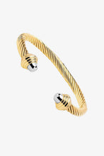 Load image into Gallery viewer, Stainless Steel Twisted Open Bracelet