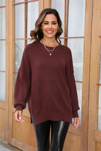 Load image into Gallery viewer, Round Neck Long Sleeve Sweater