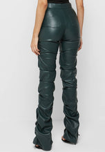 Load image into Gallery viewer, Sexy PU Leather Pants in Forest Green
