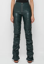 Load image into Gallery viewer, Sexy PU Leather Pants in Forest Green
