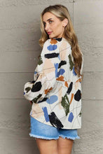 Load image into Gallery viewer, Hailey &amp; Co Wishful Thinking Multi Colored Printed Blouse
