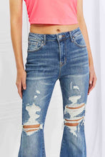 Load image into Gallery viewer, Hazel High Rise Distressed Flare Jeans
