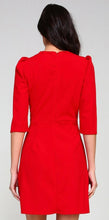 Load image into Gallery viewer, Red Solid A-Line Dress
