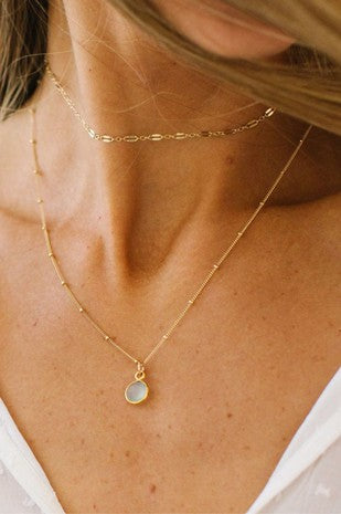 Dainty Gold Multi Layer Chain Necklace