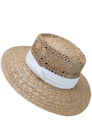 Vented Straw Panama Hat