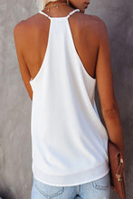 Load image into Gallery viewer, Solid White V Neck Tank Top
