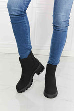 Load image into Gallery viewer, MMShoes Work For It Matte Lug Sole Chelsea Boots in Black
